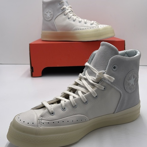 Converse WMNS CHUCK 70 MARQUIS HI VINTAGE WHITE/MOONBATHE A05620C Platforms - Picture 14 of 16